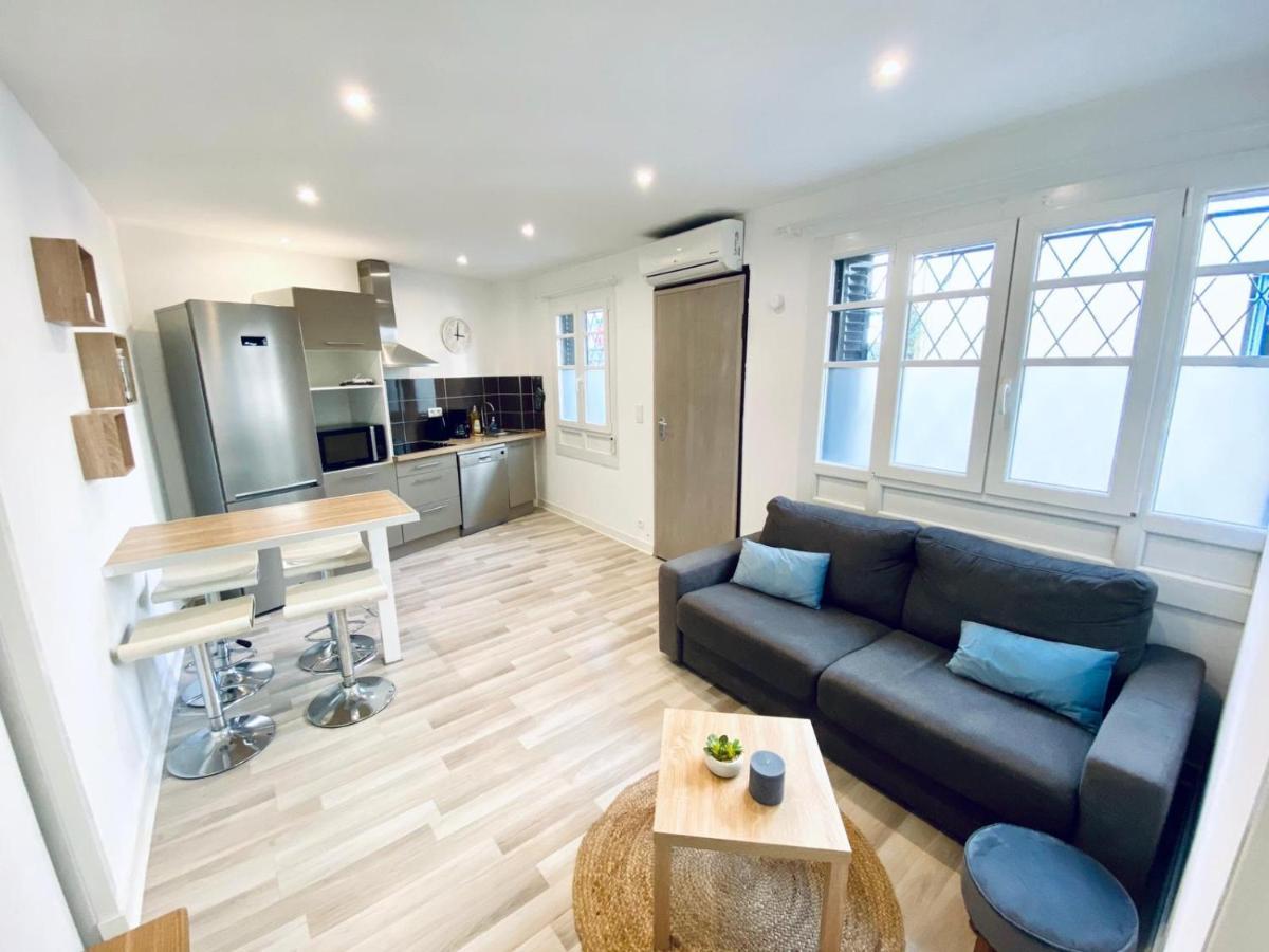 Cauvi - Antibes Centre, Wifi, Climatisation, 4 Personnes Lägenhet Exteriör bild